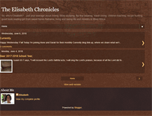 Tablet Screenshot of elisabethchronicles.blogspot.com