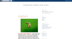 Desktop Screenshot of handgunpartsforsale.blogspot.com