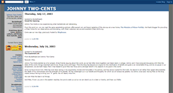 Desktop Screenshot of johnnytwocents.blogspot.com