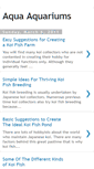 Mobile Screenshot of fishtankaquariums.blogspot.com
