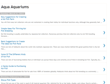 Tablet Screenshot of fishtankaquariums.blogspot.com