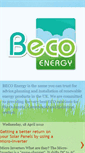 Mobile Screenshot of beco-energy.blogspot.com