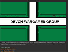 Tablet Screenshot of devonwargames.blogspot.com