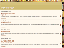 Tablet Screenshot of crawscorner.blogspot.com