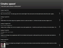Tablet Screenshot of cinahsspace.blogspot.com