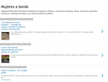 Tablet Screenshot of mujeresabordo.blogspot.com
