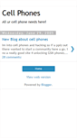 Mobile Screenshot of cellphones.blogspot.com