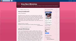 Desktop Screenshot of graybarn.blogspot.com