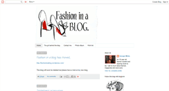 Desktop Screenshot of fashion-inablog.blogspot.com