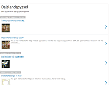 Tablet Screenshot of dalslandspyssel.blogspot.com