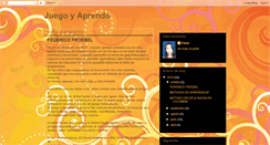 Desktop Screenshot of paolitajuegoyaprendo.blogspot.com