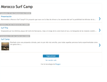 Tablet Screenshot of moroccosurfcamp.blogspot.com