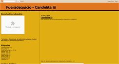 Desktop Screenshot of fueradequicio.blogspot.com