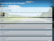 Tablet Screenshot of mindfullofbedlam.blogspot.com