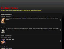 Tablet Screenshot of gladiatortattoo.blogspot.com
