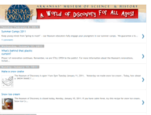Tablet Screenshot of museumofdiscovery.blogspot.com