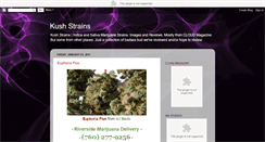 Desktop Screenshot of kushstrains.blogspot.com