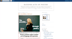 Desktop Screenshot of national-random-acts-of-poetry.blogspot.com