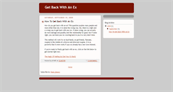 Desktop Screenshot of get-back-with-an-ex.blogspot.com