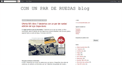 Desktop Screenshot of conunparderuedas.blogspot.com