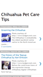 Mobile Screenshot of chihuahuapetcaretips.blogspot.com