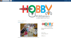 Desktop Screenshot of hobbykallaren.blogspot.com