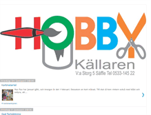 Tablet Screenshot of hobbykallaren.blogspot.com