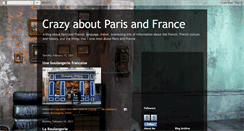 Desktop Screenshot of crazyaboutparisandfrance.blogspot.com