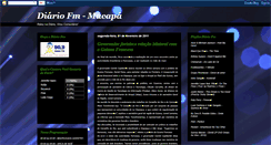 Desktop Screenshot of diariofmmacapa.blogspot.com