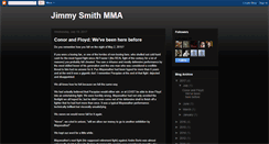 Desktop Screenshot of jimmysmithmma.blogspot.com