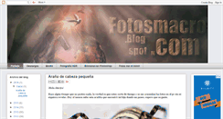 Desktop Screenshot of fotosmacro.blogspot.com