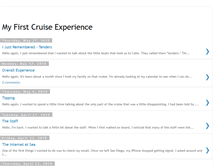 Tablet Screenshot of firsttimeonacruise.blogspot.com