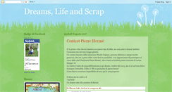 Desktop Screenshot of dreamlifeandscrap.blogspot.com