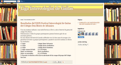 Desktop Screenshot of ligaintercolegialdegaitas.blogspot.com