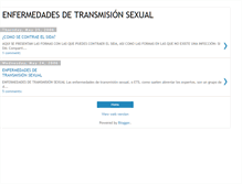 Tablet Screenshot of enfermedadesdetransmisionsexual.blogspot.com