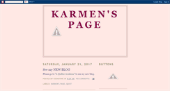 Desktop Screenshot of karmensunshine.blogspot.com