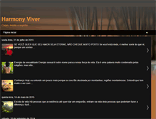 Tablet Screenshot of harmonyviver.blogspot.com