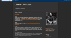 Desktop Screenshot of charlesolson2010.blogspot.com