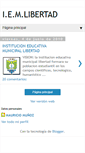 Mobile Screenshot of iemlibertad1023.blogspot.com