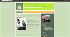 Desktop Screenshot of colectivofuerzasur.blogspot.com