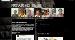 Desktop Screenshot of pikindivain.blogspot.com