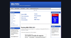 Desktop Screenshot of mba-peru.blogspot.com