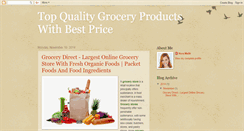 Desktop Screenshot of online-grocery-products-store.blogspot.com