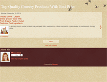 Tablet Screenshot of online-grocery-products-store.blogspot.com