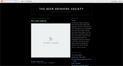 Desktop Screenshot of beerdrinkersociety.blogspot.com