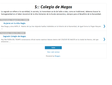 Tablet Screenshot of colegiodemagos.blogspot.com