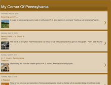 Tablet Screenshot of mycornerofpa.blogspot.com