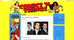 Desktop Screenshot of comicsnthings.blogspot.com