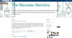 Desktop Screenshot of maureaumemoirs.blogspot.com