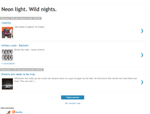 Tablet Screenshot of neonlightwildnights.blogspot.com